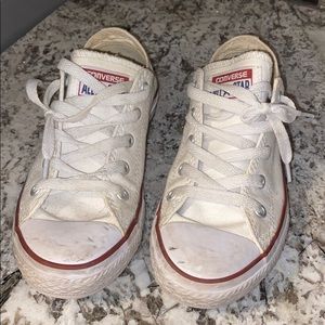 Kids white converse